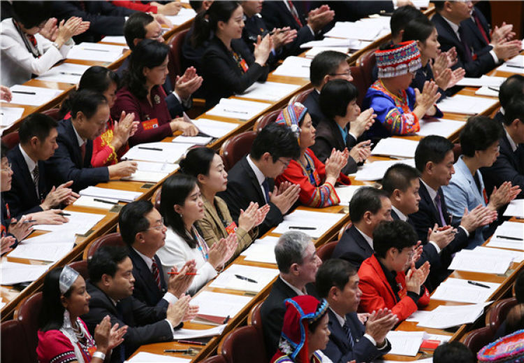 　　2017年10月18日，中国共产党第十九次全国代表大会在北京人民大会堂隆重开幕。 新华社记者 姚大伟 摄